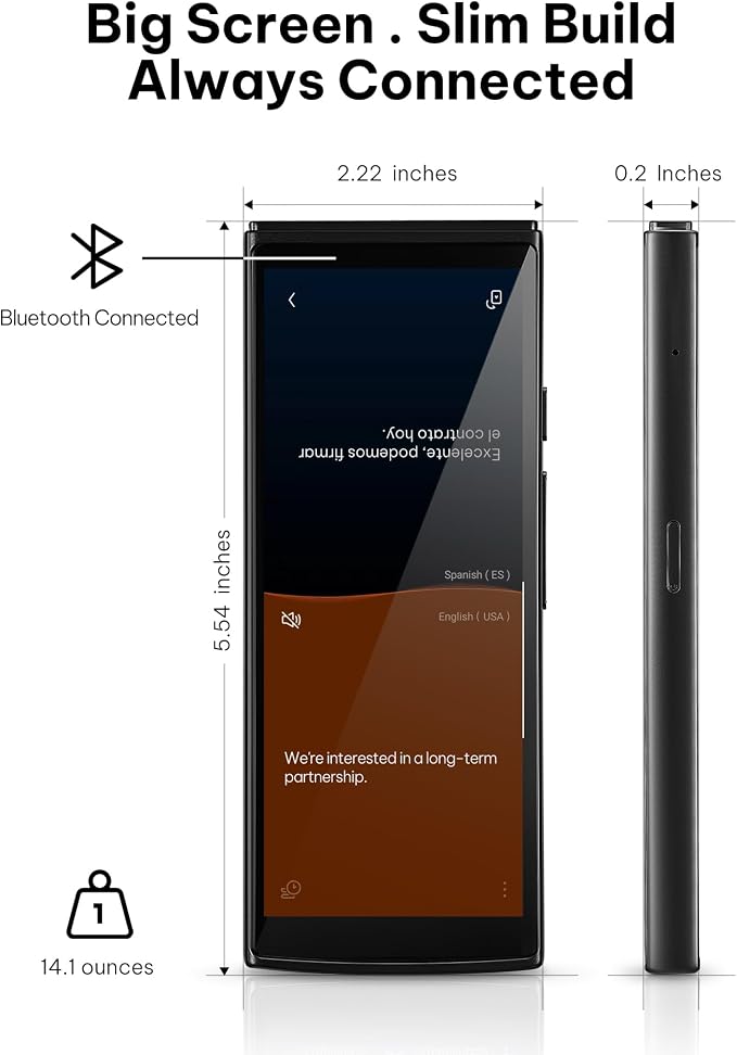 iFLYTEK AI Language Translator Device — 2-Year Free Global Data & Real-Time - Image 7