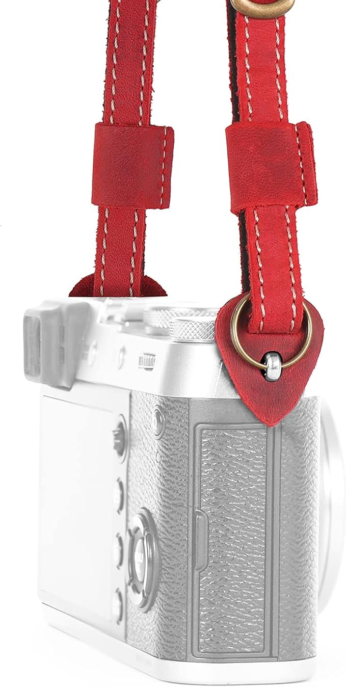 MegaGear SLR, DSLR Sierra Series Genuine Leather Camera Shoulder or Neck Strap - Image 9