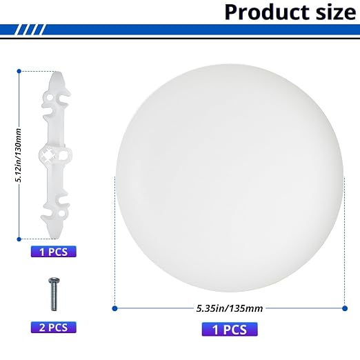 MAKERELE CP3540 Round Ceiling Box Cover Plate - Image 2