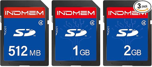 SD Card 2GB +1GB + 512MB, Class 4 Flash Memory Card 2G SLC Standard Secure by Brand