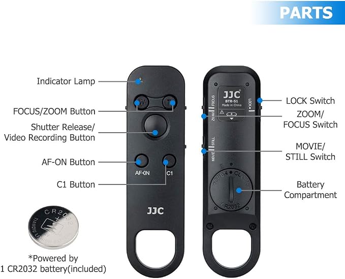 JJC RMT-P1BT Bluetooth Wireless Remote Control Commander - Image 2