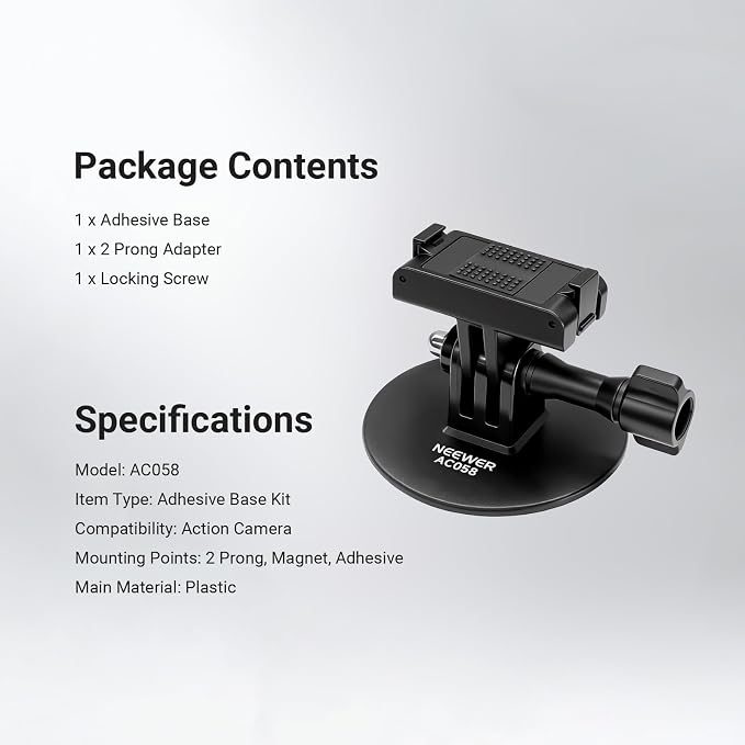 NEEWER Adhesive Base Mount Kit Compatible - Image 8
