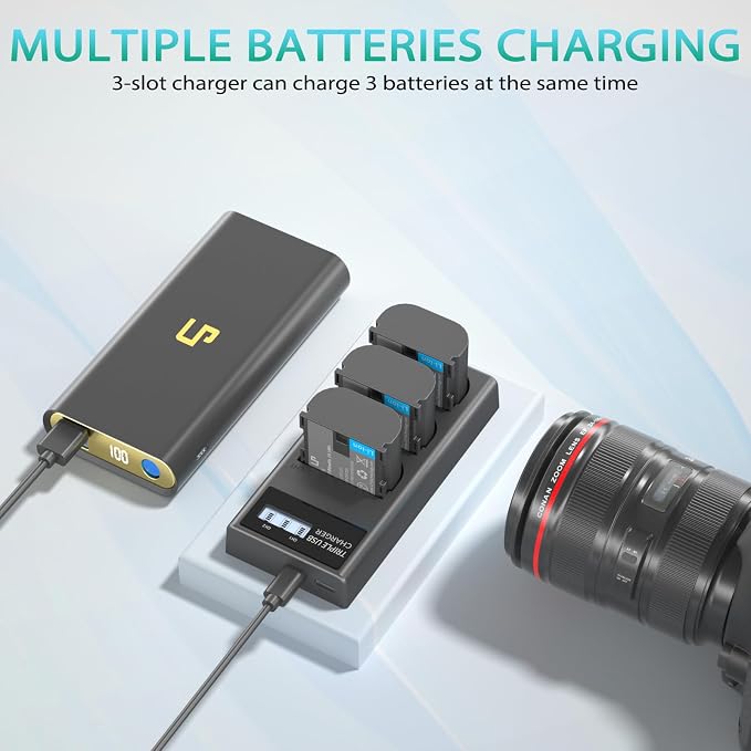 LP LP-E6 LPE6N Battery Charger Pack - Image 5