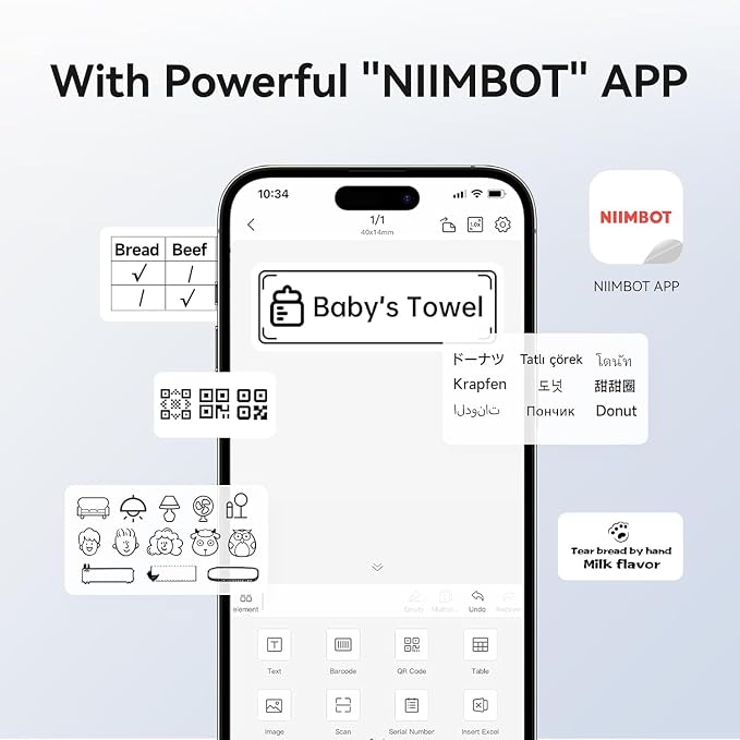 NIIMBOT B1 Label Maker Machine - Image 5