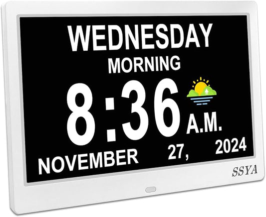 SSYA Dementia Clock for Seniors, Digital Clock by SSYA