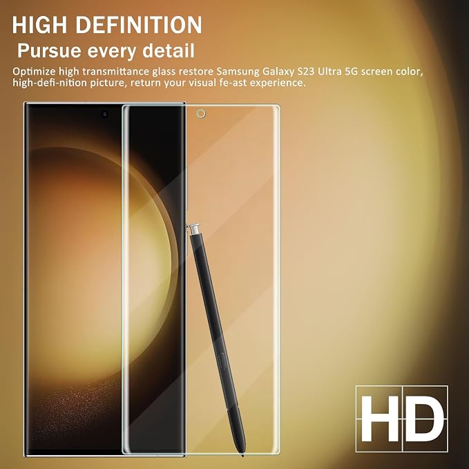 Screen Protector for Samsung Galaxy S23 Ultra, Premium Screen Protector for - Image 6