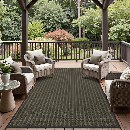 GENIMO Outdoor Rug, Waterproof Plastic Rugs - Image 3