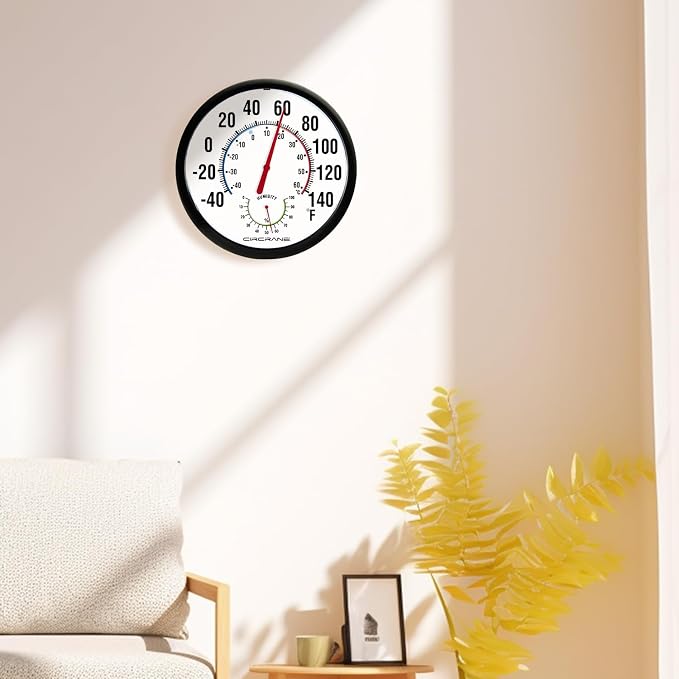 Circrane 13.25 Inch Round Thermometer - Image 2