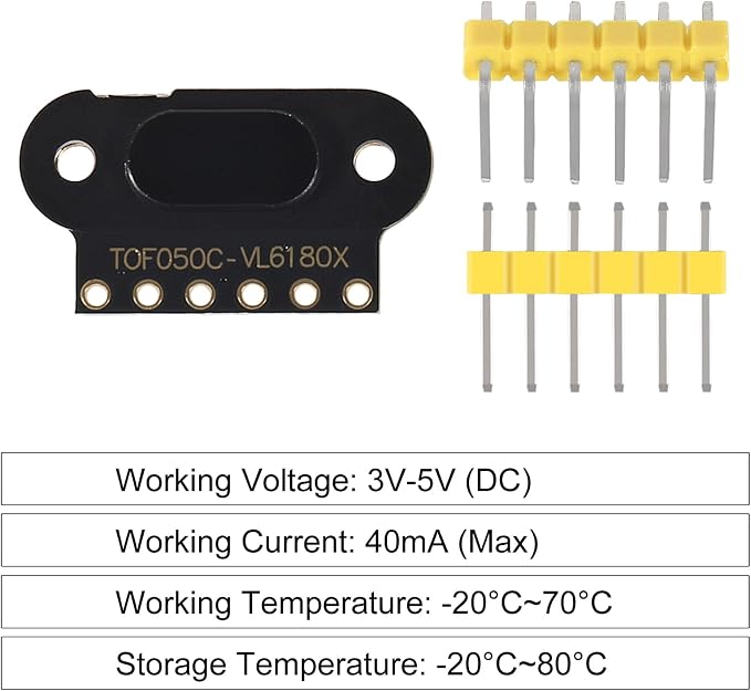 4pcs TOF050C VL6180 Time-of-Flight Laser Ranging Sensor Breakout ToF Distance - Image 4