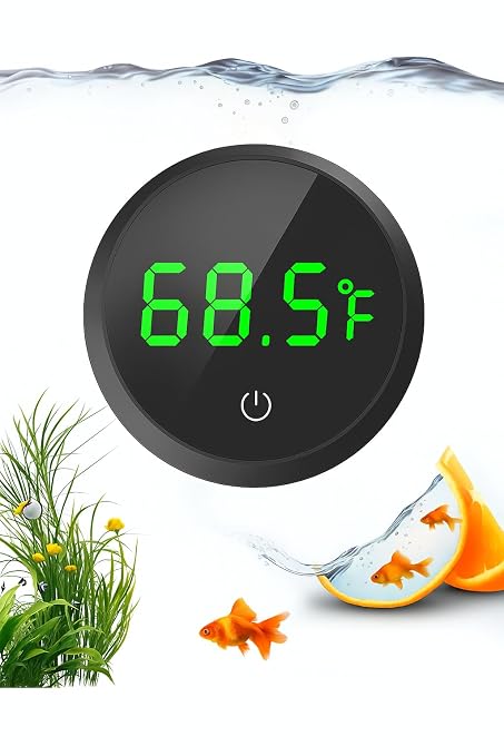 QZQ Fish Tank Thermometer Aquarium Thermometer Wireless Touch Stick Digital by QZQ
