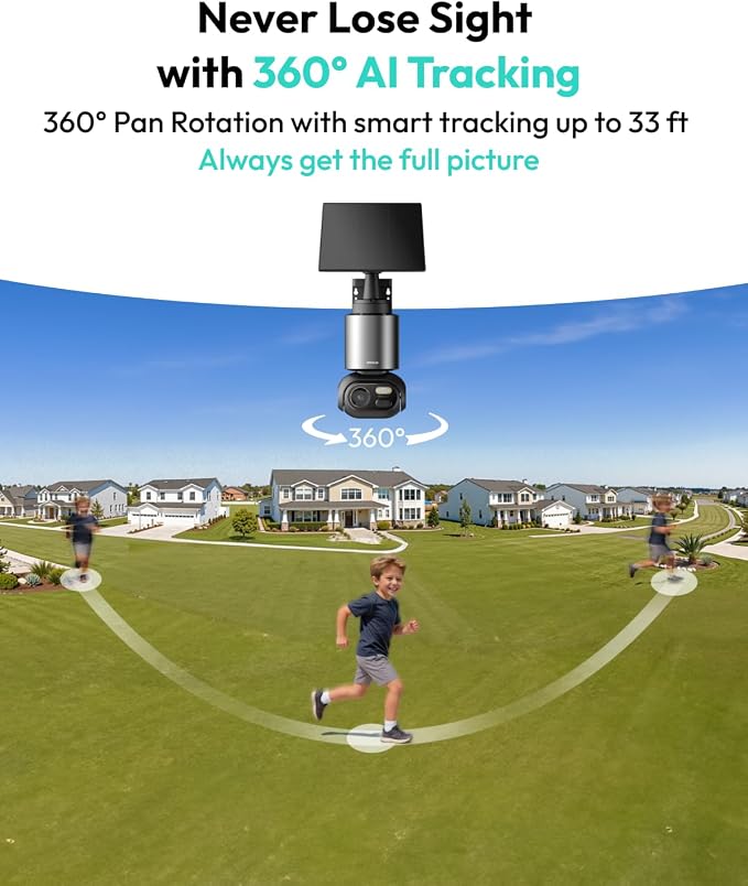 BOTSLAB 4K Security Cameras Wireless Outdoor, Add-On Camera Must Be Connected - Image 5