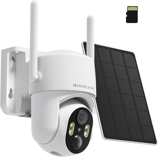 HOSAFE.COM Wireless Security Camera Outdoor, Free Cloud Storage, 360° PTZ by HOSAFE