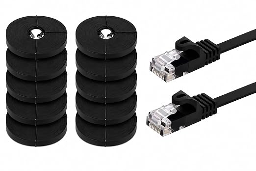 BRENDAZ Cat5e Ethernet Cable, 25ft. Snagless Cat 5e Stranded Cord by BRENDAZ
