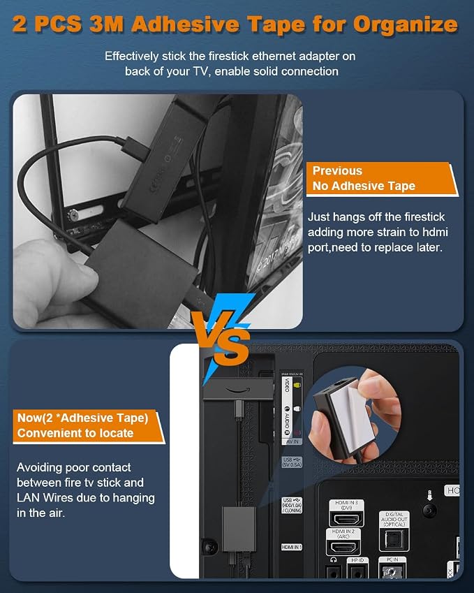 Ethernet Adapter for Fire TV Stick, Electop Micro USB to RJ45 Ethernet Network - Image 7