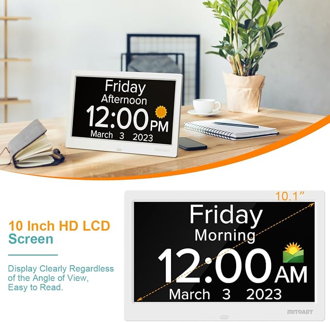 10.1 Inch Digital Alarm Clock - Image 3