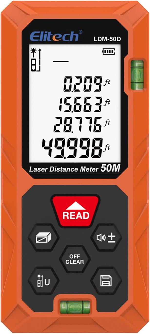 Elitech Laser Measuring Tool 165ft - Image 2