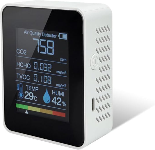 Carbon Dioxide Detector Portable, Formaldehyde TVOC Air Quality Monitor by Unknown