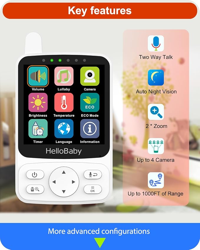 HelloBaby No WiFi Baby Monitor - Image 3