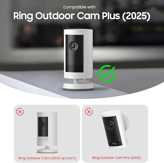 Fintie Silicone Case for Ring Outdoor Cam Plus, Soft Silicone Weather Resistant - Image 2