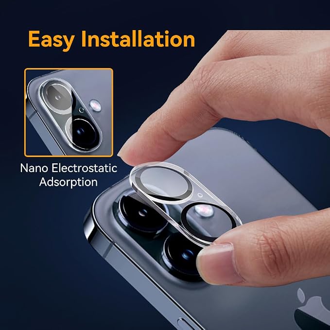 Camera Lens Protector for iPhone 16 6.1" / iPhone 16 plus 6.7"/ iPhone17 6.3" - Image 5
