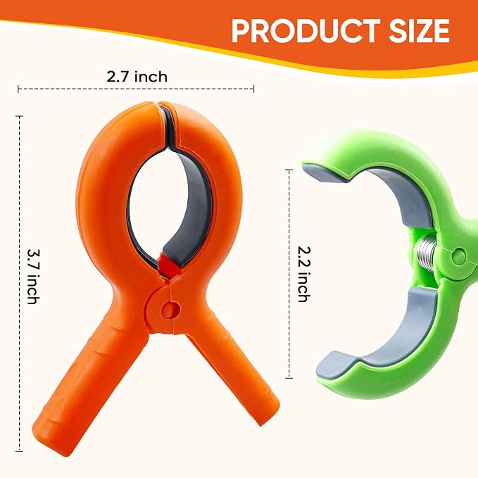 Towel Clips for Beach Chairs, 8 Pack Large Beach Towel Clips for Pool Chairs - Image 4