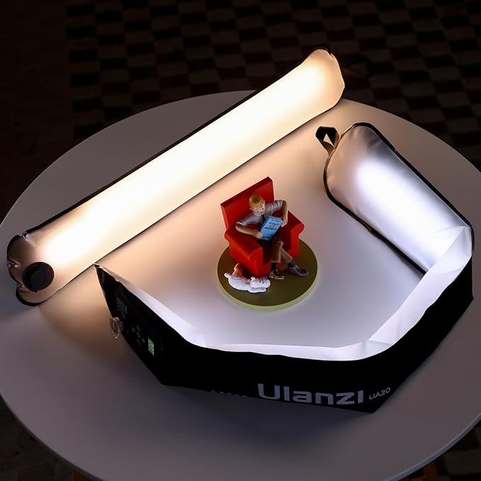 ULANZI UA12 Inflatable Tube Light, 12W Bi-Color Portable LED Air Tube Light - Image 5