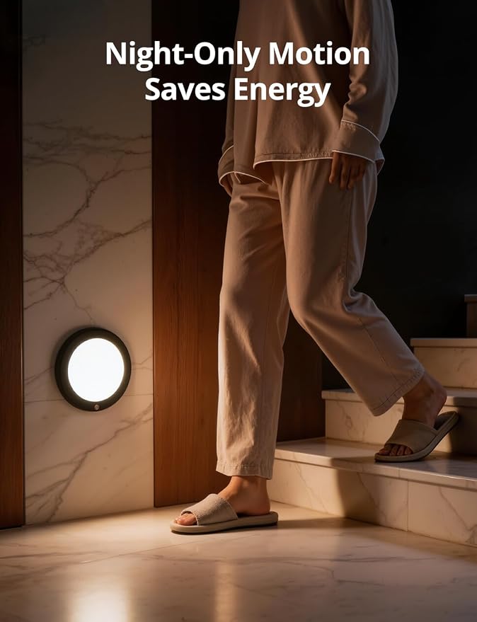 Bojim Rechargeable Motion Sensor Wireless Closet Ceiling Light 6000mAh Battery - Image 4