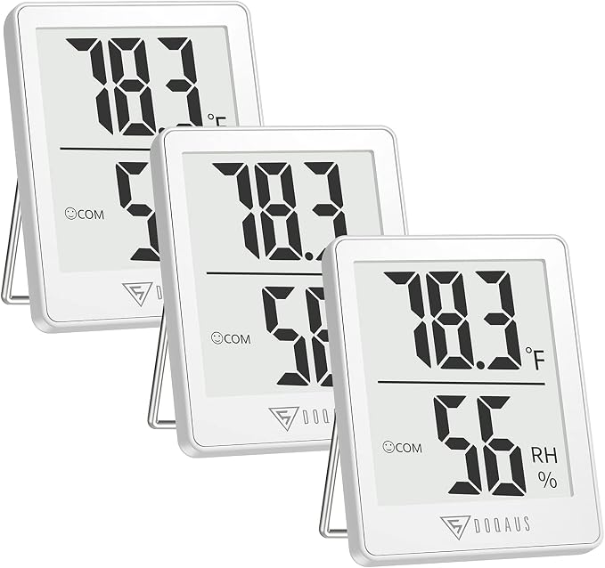 DOQAUS Indoor Thermometer, Humidity Gauge Room Thermometer by DOQAUS