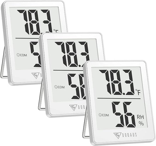 DOQAUS Indoor Thermometer, Humidity Gauge Room Thermometer by DOQAUS