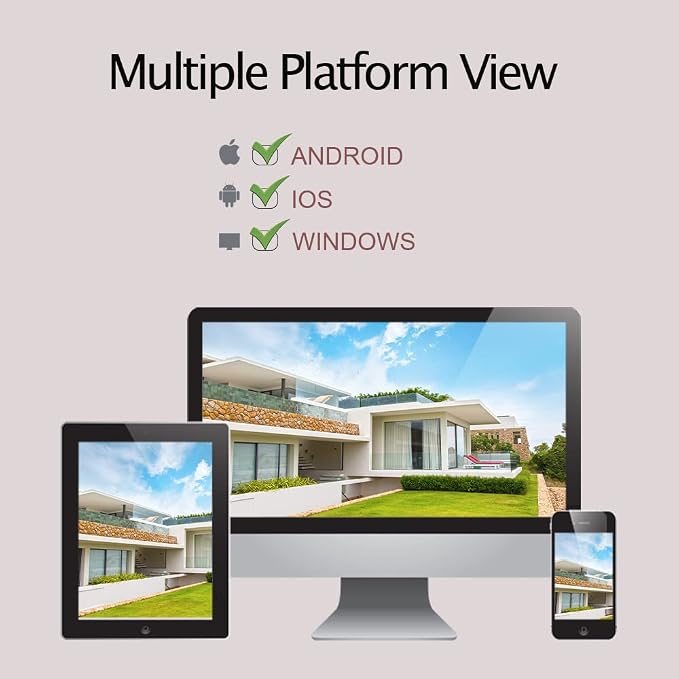 Outdoor PTZ WiFi IP Security Camera 1080P Home Surveillance Camera Pan/Tilt - Image 9