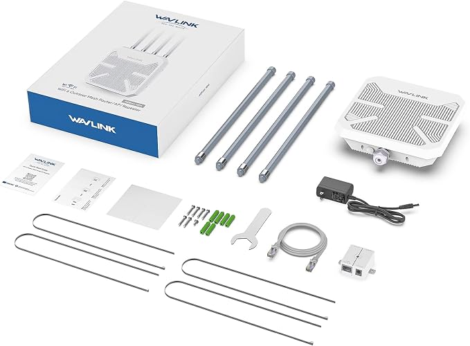 WAVLINK AX1800 Outdoor WiFi 6 Extender, Long-Range High-Power Outdoor Access - Image 8
