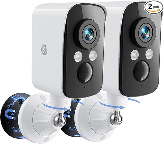 300° Pan Wireless Outdoor Security Camera, No Subscription Free 7-Day Cloud/SD by Proectwhatmatters