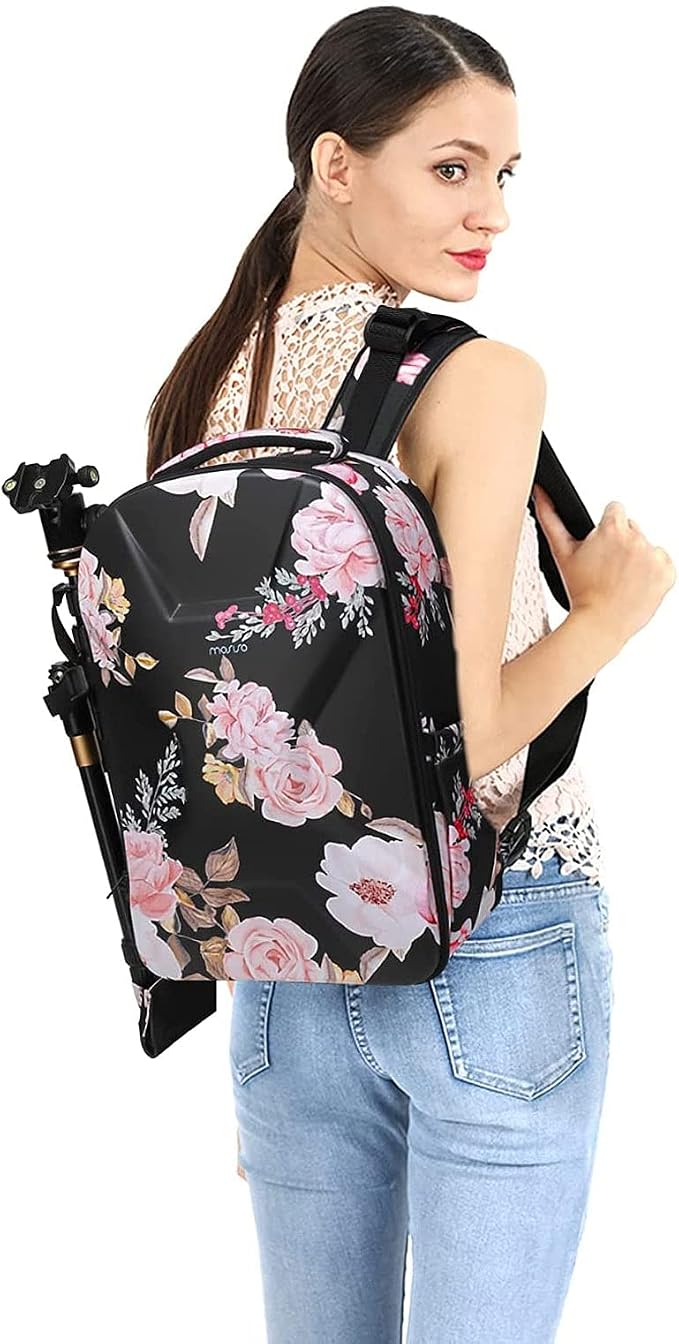 MOSISO Camera Backpack, DSLR/SLR/Mirrorless Photography Camera Bag Peony - Image 6