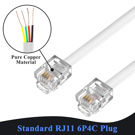 Phone Cord 50FT, Landline Telephone Cable - Image 2