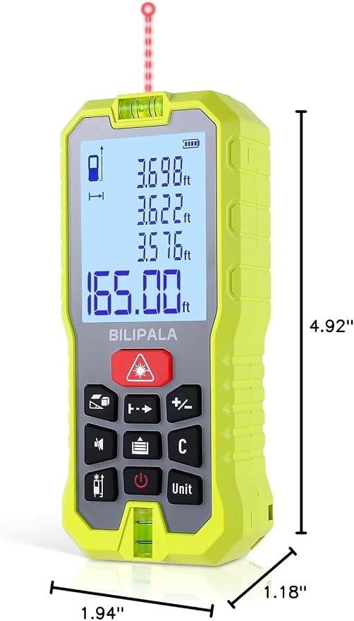 Laser Measure 229ft, Digital Laser Distance Meter - Image 9