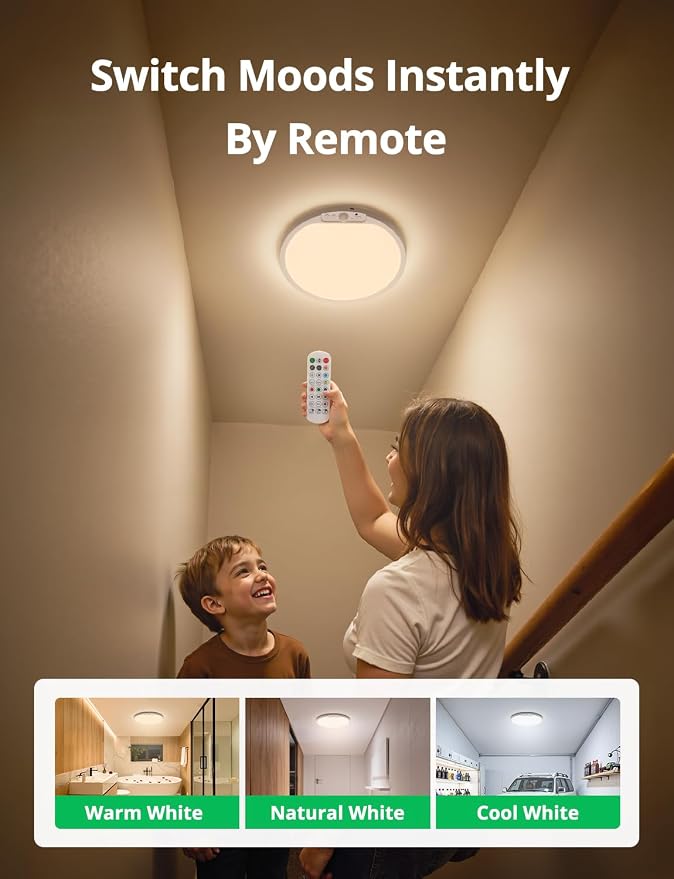 Bojim 10000mAh Battery Operated Ceiling Light - Image 8