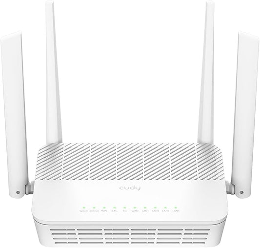 Cudy WR3000S AX3000 Dual Band WiFi 6 Mesh Router, 5 Gigabit Ethernet RJ45 Ports by Cudy