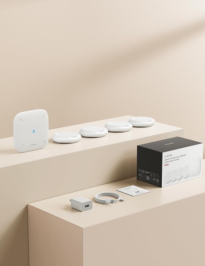 X-Sense Wi-Fi Water Leak Detector Kit, Smart Water Sensor Alarm - Image 9