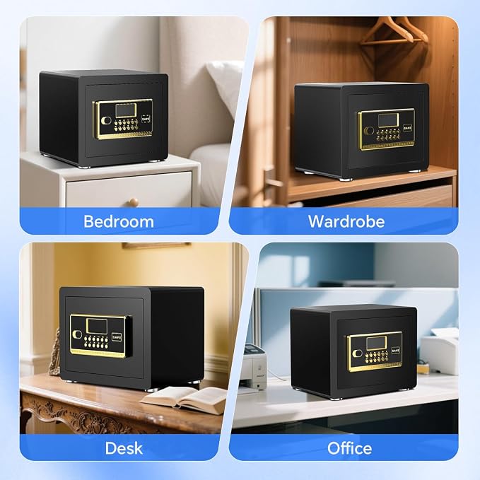 Home Safe with Digital Keypad & Alarm System - Image 6
