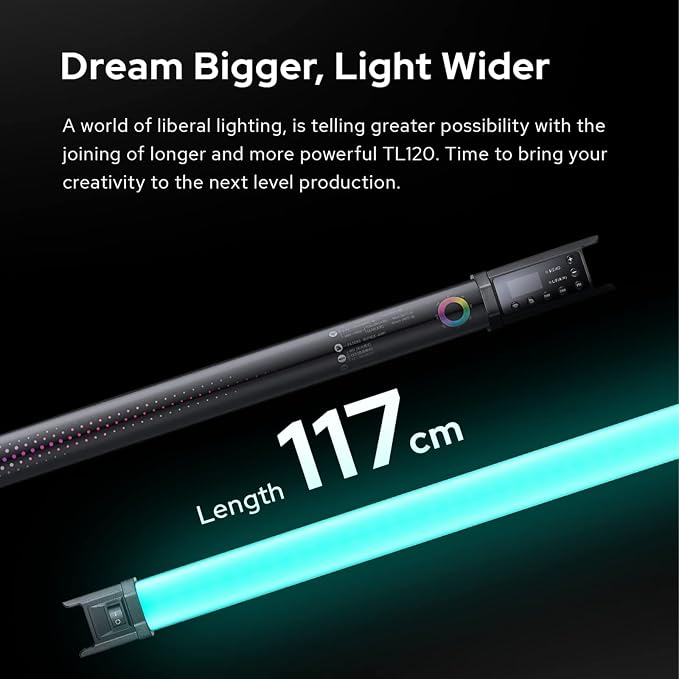 Godox TL120 RGB LED Video Light Stick Wand, Handheld Tube Light, Adjustable - Image 7