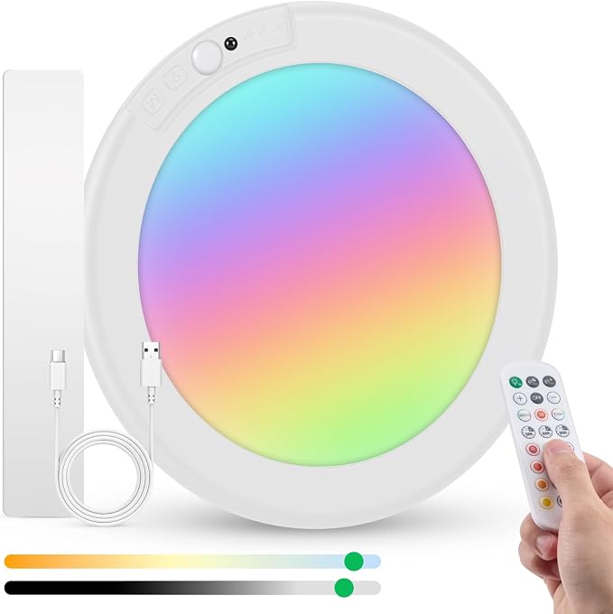 Bojim Rechargeable RGB Waterproof Shower Ceiling Light by BOJIM
