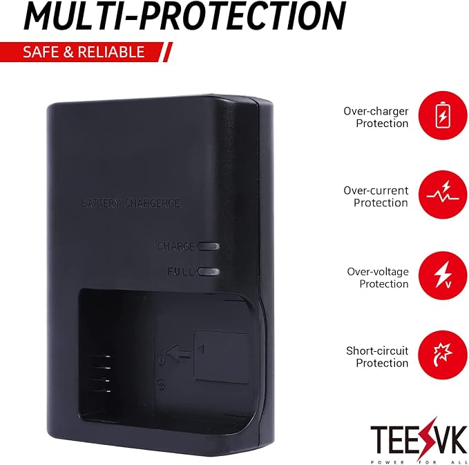 LC-E12 Battery Quick Charger for Canon: for LP-E12 LC-E12E Battery EOS M M2 M10 - Image 5