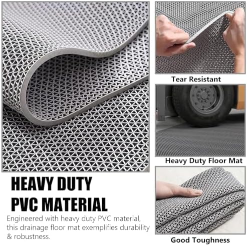 LITA Drainage Non Slip Flooring Mats Swimming Pool Bathroom Mat Anti-Fatigue - Image 5