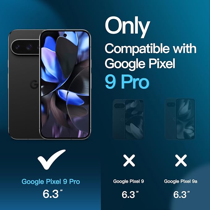 JETech Screen Protector for Google Pixel 9 Pro - Image 2