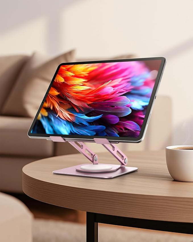 LOXP Metal Tablet Stand, 360 Rotating iPad Stand - Image 8