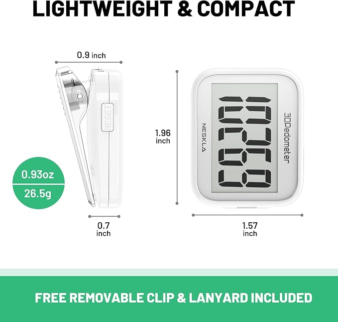 3D Pedometer for Walking, Simple Step Counter - Image 6