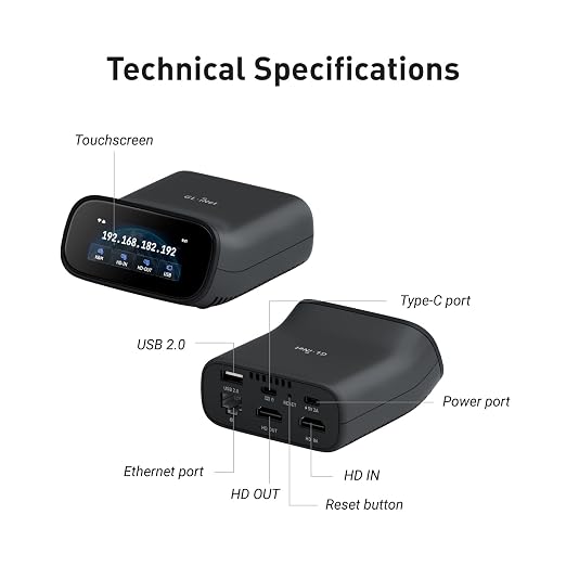GL.iNet Comet Pro Remote KVM Over Wi-Fi, Dual Band Wi-Fi 6, 4K@30FPS Passthrough - Image 8