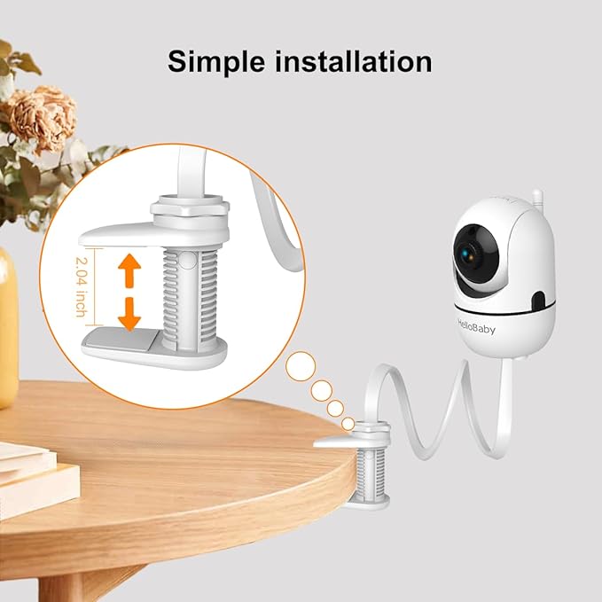 HelloBaby Monitor Clip Mount for HB6550/ HB6560/ HB65/ HB66/ HB6351/ HB40/ - Image 4