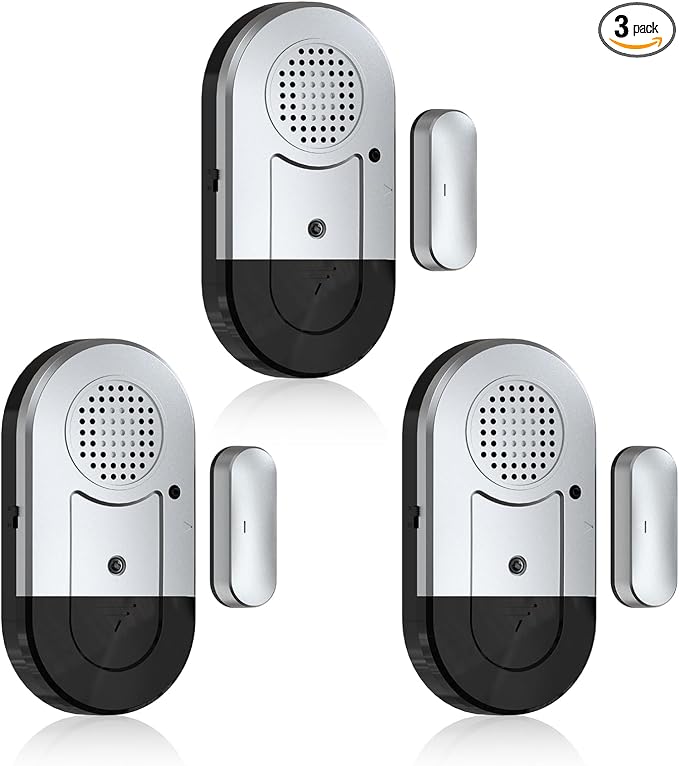 Sanjie Door Alarms When Opened, Door Window Alarm Sensors by SANJIEGuardSecurity