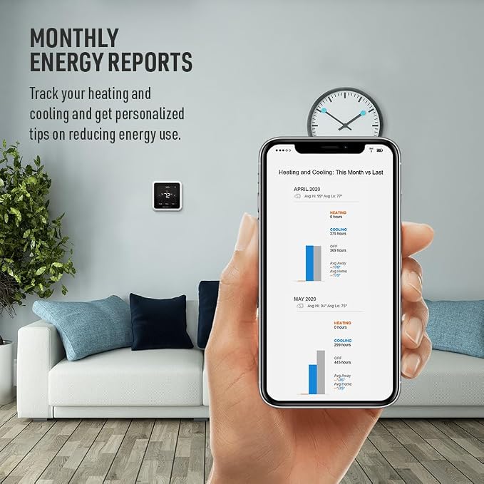 Honeywell Home RTH8800WF2022, T5 WiFi Smart Thermostat, 7 Day-Programmable - Image 7